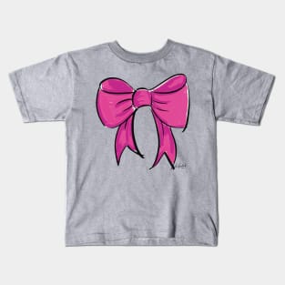 Pink Bow Kids T-Shirt